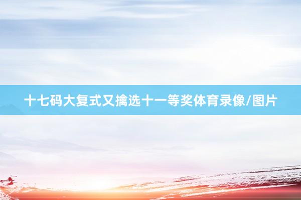 十七码大复式又擒选十一等奖体育录像/图片