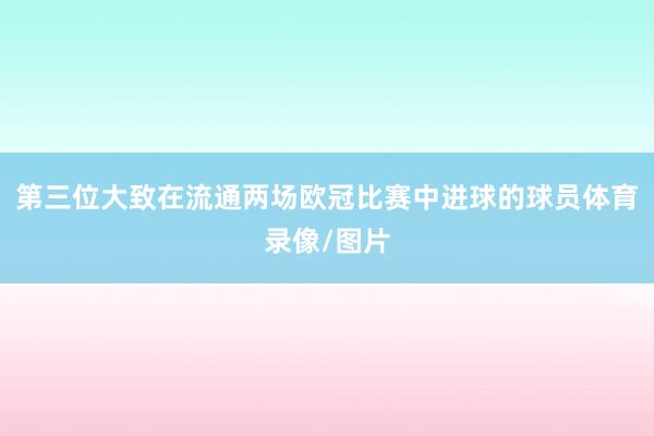 第三位大致在流通两场欧冠比赛中进球的球员体育录像/图片
