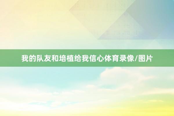 我的队友和培植给我信心体育录像/图片