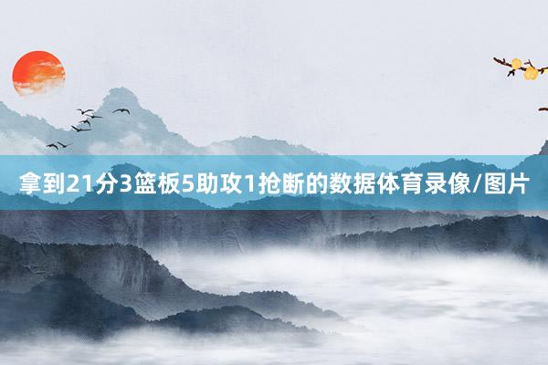 拿到21分3篮板5助攻1抢断的数据体育录像/图片