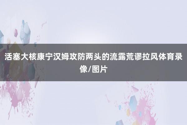 活塞大核康宁汉姆攻防两头的流露荒谬拉风体育录像/图片