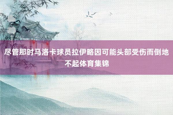 尽管那时马洛卡球员拉伊略因可能头部受伤而倒地不起体育集锦