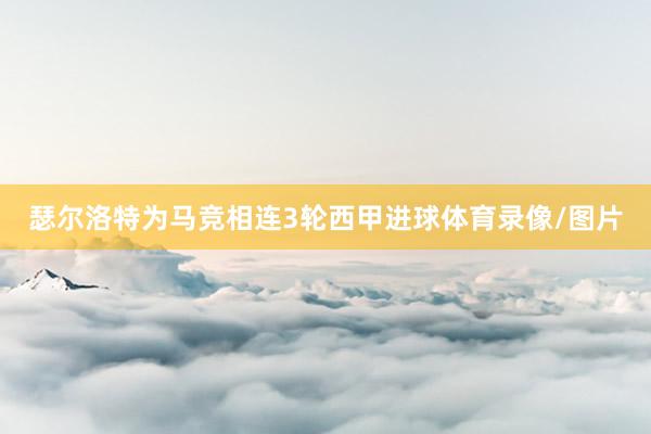 瑟尔洛特为马竞相连3轮西甲进球体育录像/图片