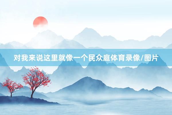 对我来说这里就像一个民众庭体育录像/图片