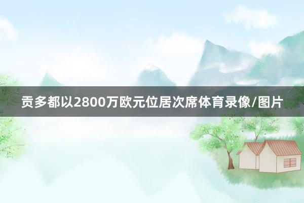 贡多都以2800万欧元位居次席体育录像/图片