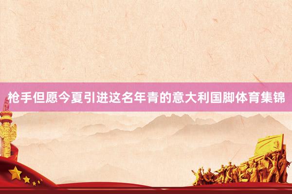 枪手但愿今夏引进这名年青的意大利国脚体育集锦