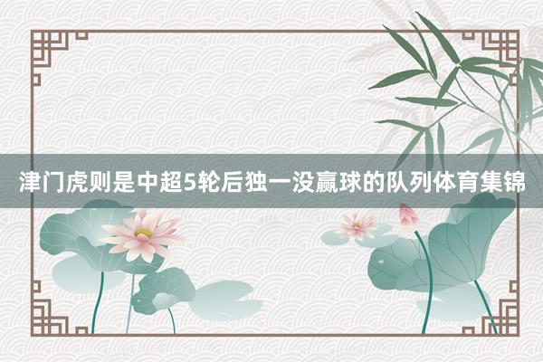 津门虎则是中超5轮后独一没赢球的队列体育集锦