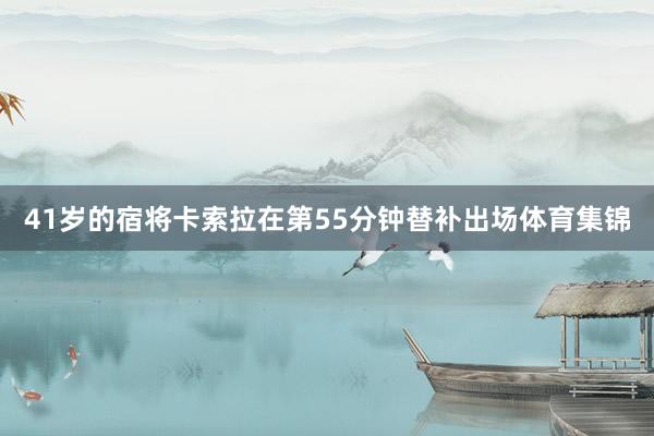 41岁的宿将卡索拉在第55分钟替补出场体育集锦