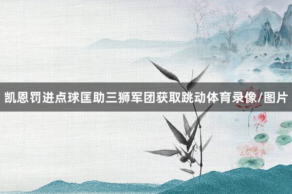 凯恩罚进点球匡助三狮军团获取跳动体育录像/图片